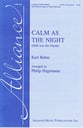 Calm as the Night SATB choral sheet music cover